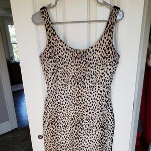 DVF body con dress - animal print - 6